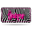 Nebraska Zebra Metal Tag