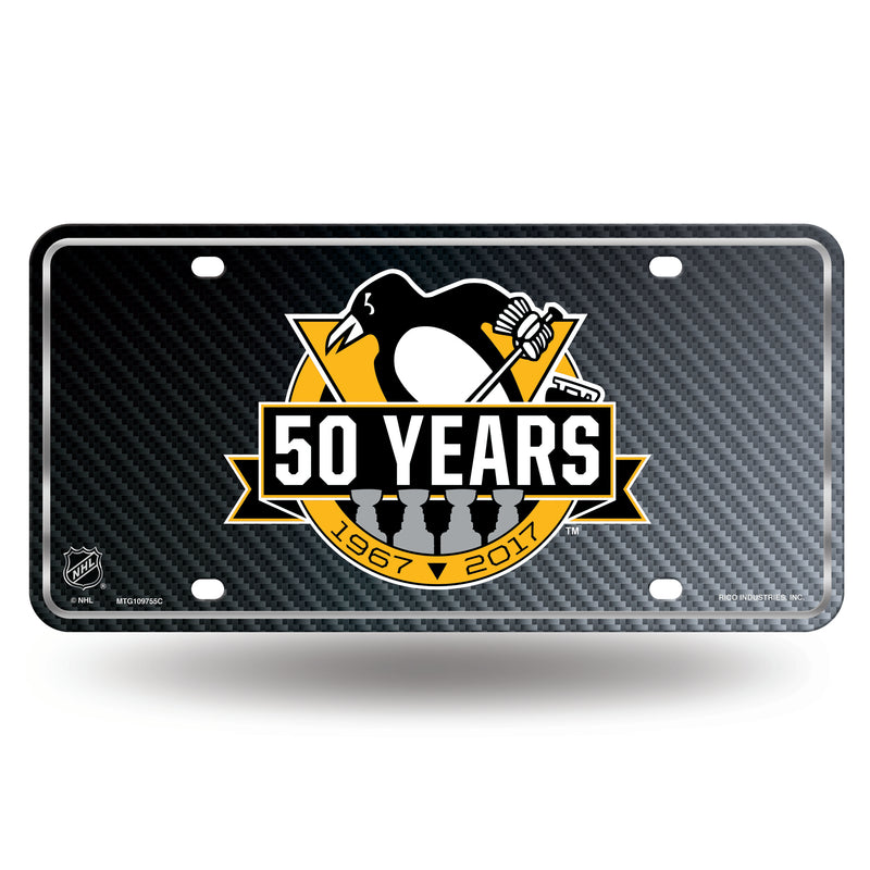 Penguins 50th Metal Tag
