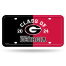 Georgia University Class Of 2024 Metal Auto Tag