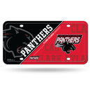 Clark Atlanta Panthers Metal Auto Tag