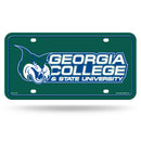 Georgia College Chargers Metal Auto Tag
