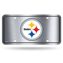 Steelers Primary Logo Metal Tag (Silver)