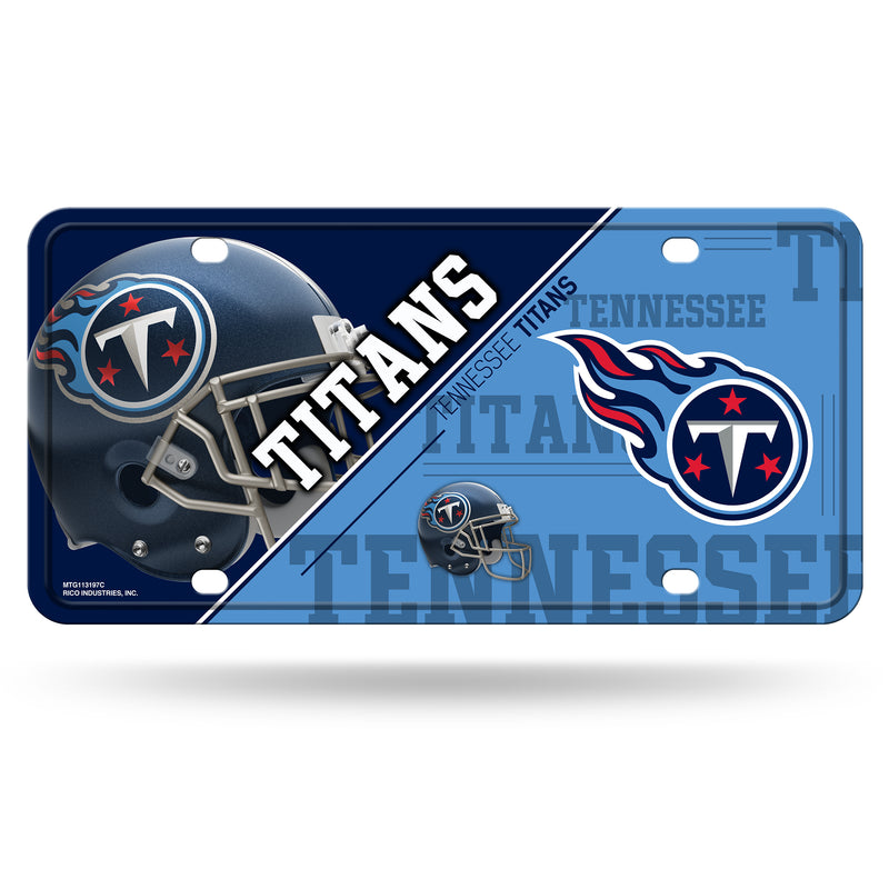 Titans - Split Design - Metal Tag