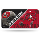TB Buccaneers "Split Design" Metal Auto Tag