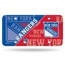 Rangers - NY Split Design Metal Tag