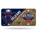 Pelicans Split Design Metal Tag
