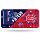 Pistons Split Design Metal Tag