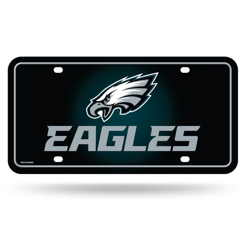 Eagles Wordmark Metal Auto Tag