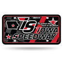 Iowa Speedway Metal Auto Tag