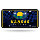 Kansas Speedway Metal Auto Tag