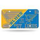 St. Louis Blues Split Design Metal Tag