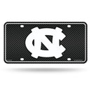 North Carolina University - Carbon Fiber Design - Metal Auto Tag