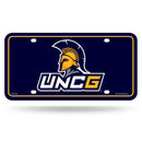 UNC Greensboro Spartans Metal Auto Tag