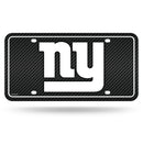 Giants - NY - Carbon Fiber Design - Metal Auto Tag