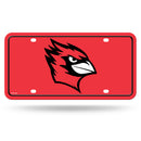 Wesleyan University Cardinals Metal Auto Tag