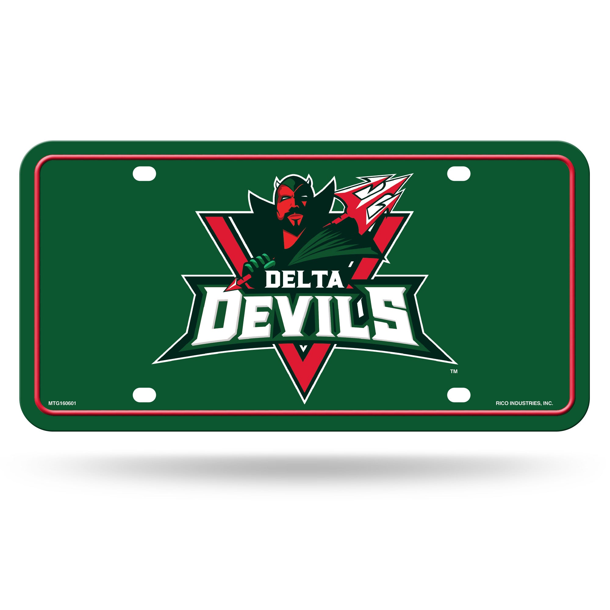 Mississippi Valley State Delta Devils Metal Auto Tag