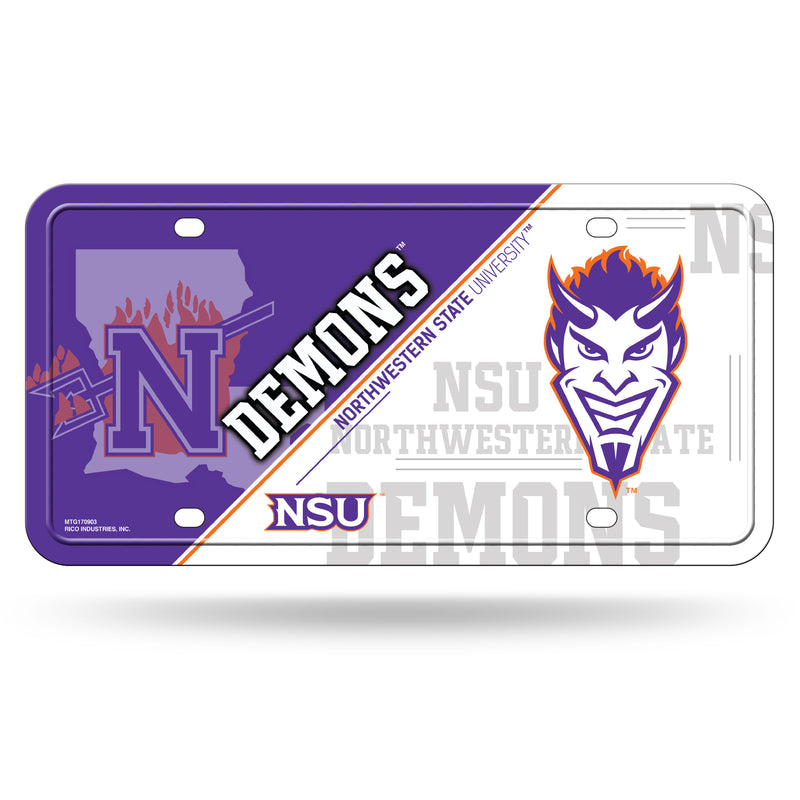 Northwestern State Metal Tag