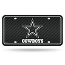 Cowboys - Carbon Fiber Design - Metal Auto Tag