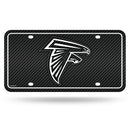 Falcons - Carbon Fiber Design - Metal Auto Tag