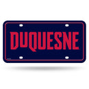 Duquesne Dukes Metal Auto Tag