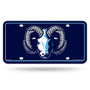 Rhode Island Rams Metal Auto Tag