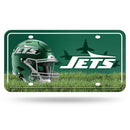 New York Jets Metal Auto Tag