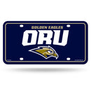 Oral Roberts Golden Eagles Metal Auto Tag