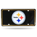 Steelers Primary Logo Metal Tag (Black)