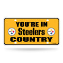 Steelers Country Metal Tag (Yellow)