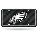 Eagles - Carbon Fiber Design - Metal Auto Tag