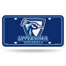 Upper Iowa University Peacocks Metal Auto Tag