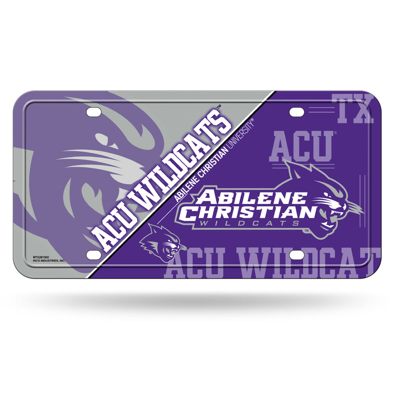 Abilene Christian Metal Auto Tag