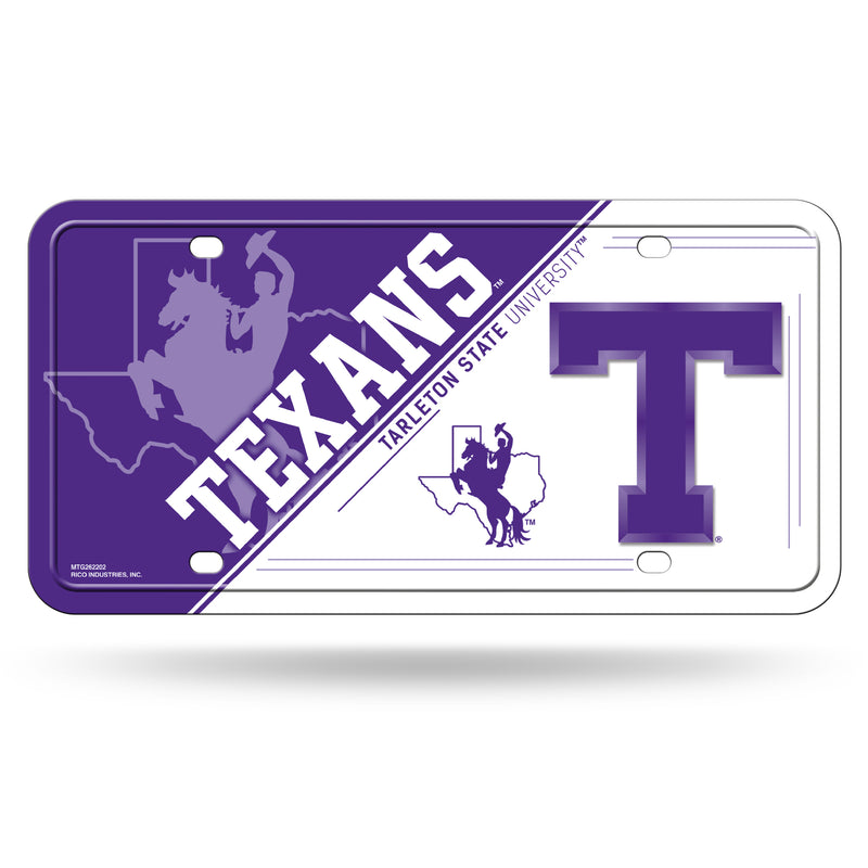 Tarleton State Metal Auto Tag