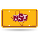 Midwestern State Mustangs Metal Auto Tag