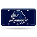 Monmouth University Hawks Metal Auto Tag