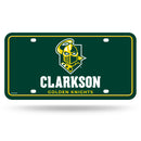 Clarkson Golden Knights Metal Auto Tag