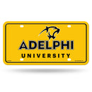 Adelphi University Panthers Metal Auto Tag
