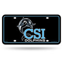 College Of Staten Island Dolphins Metal Auto Tag