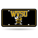 West Virginia State Yellow Jackets Metal Auto Tag