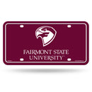 Fairmont State Falcons Metal Auto Tag