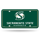 Sacramento State Hornets Metal Auto Tag