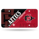 San Diego State Aztecs Split Design Metal Auto Tag