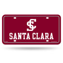 Santa Clara Broncos Metal Auto Tag