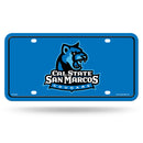 Cal State San Marcos Cougars Metal Auto Tag