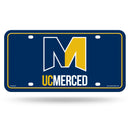 UC Merced Golden Bobcats Metal Auto Tag
