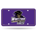 Whittier Poets Metal Auto Tag