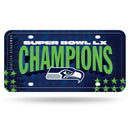 Seattle Seahawks 2026 Super Bowl LX Champions Metal Auto Tag