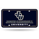 John Carroll Blue Streaks Metal Auto Tag