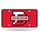 Denison Big Red Metal Auto Tag