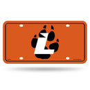 Lourdes Gray Wolves Metal Auto Tag
